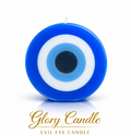 Handcrafted Evil Eye Scented Candles (Pair of 2) - For Protection, Positivity & Home Decor
